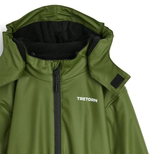 Närbild på logga av Tretorn Rain Fleece Overall (barn)