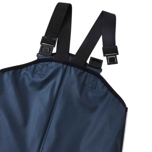 Hängslen med spänne på Helt vattentät och skyddande Reima Tihku Rain Outfit regnställ (barn)