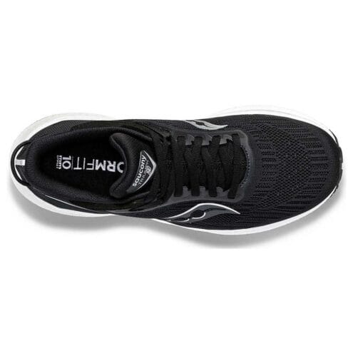 En stötdämpande och snygg Saucony Triumph 21 (dam) ovanifrån