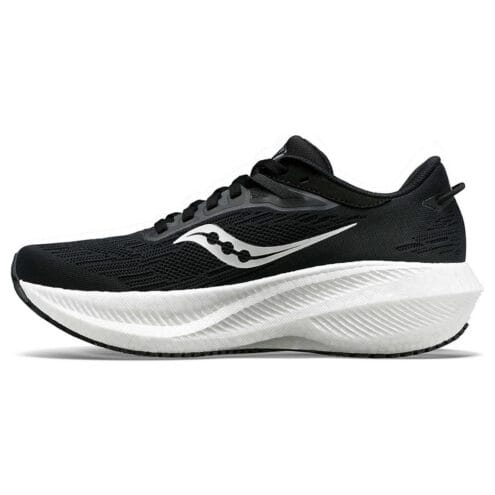 Insida profil av En stötdämpande och snygg Saucony Triumph 21 (dam)