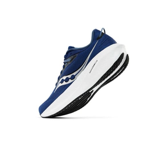 Undersida Sula på Saucony Triumph 21 (herr) med en ventilerande och stötdämpande sula