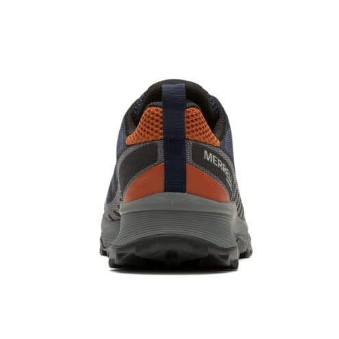 Baksida häl på en stabil Merrell Speed ECO WP vandringsskor (herr)