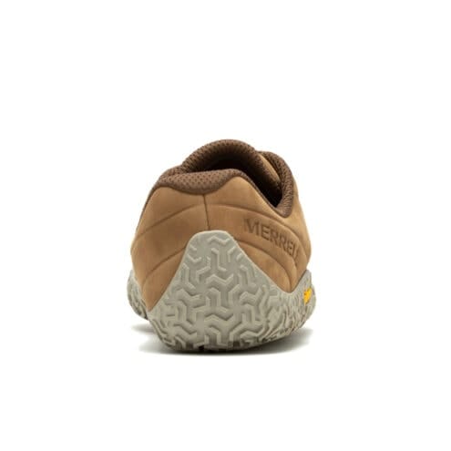 Häl -baksida av Merrell Vapor Glove 6 LTR trailskor (dam) i en klassisk färg med hållbarhet i åtanke