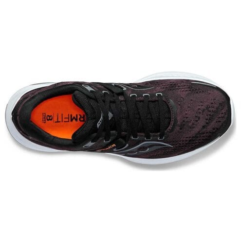 En snygg och skön Saucony Guide 16 (dam) som passar perfekt till asfaltslöpning ovanifrån