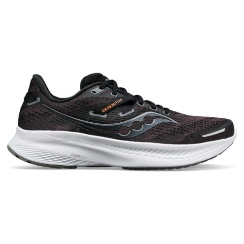 Utsida profila av En snygg och skön Saucony Guide 16 (dam) som passar perfekt till asfaltslöpning