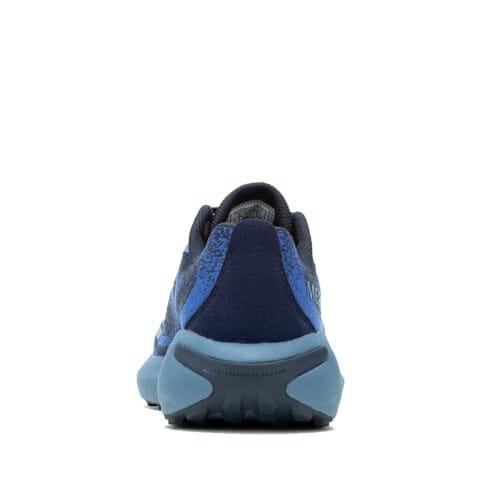 Baksida häl på en snygg och stötdämpande Merrell Morphlite löparsko (herr)