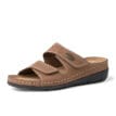 Ventilerande och bekväma Tamaris Slippers tofflor (dam) snett framifrån
