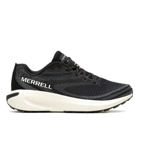 anpassningsbara och ergonomiska Merrell Morphlite löparsko (dam) i färgen black/white