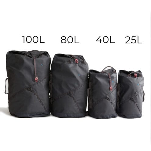 Klättermusen Ydalir Duffelbag 25L slitstark duffelväska (unisex) i alla olika volymer