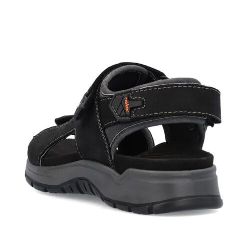 Häl på bekväma Rieker 26951-00 sandaler (herr)