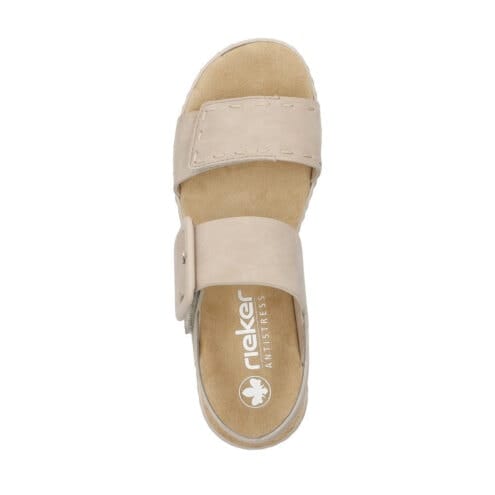 stilrena Rieker 62950-62 sandaler (dam) - ovanifrån