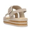 kilklack på stilrena Rieker 62950-62 sandaler (dam)