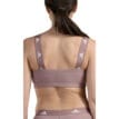 Baksidan av Adidas Bandeau träningstopp i färgen wonder oxid
