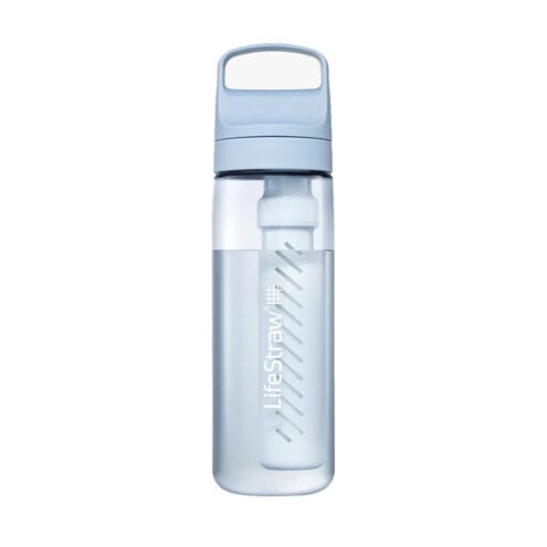 LifeStraw Go Bottle – flaska med vattenfilter (650ml) i en ljusblå färg