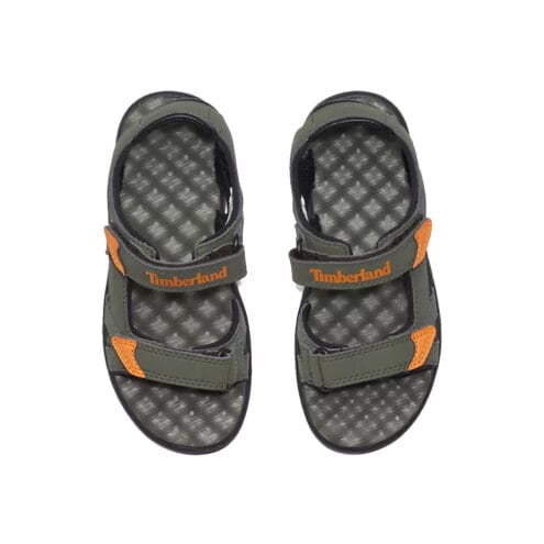 Ett par lekvänliga Timberland Perkins Row 2-strap sandal (barn/junior)