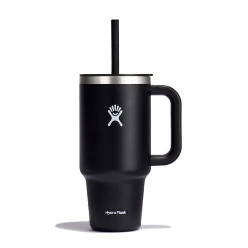 Hydro Flask All Around Travel Tumbler med sugrör 32oz i färgen svart