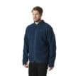 Helly Hansen Box Pile 2.0 fleecejacka (herr) på en modell i färgen navy