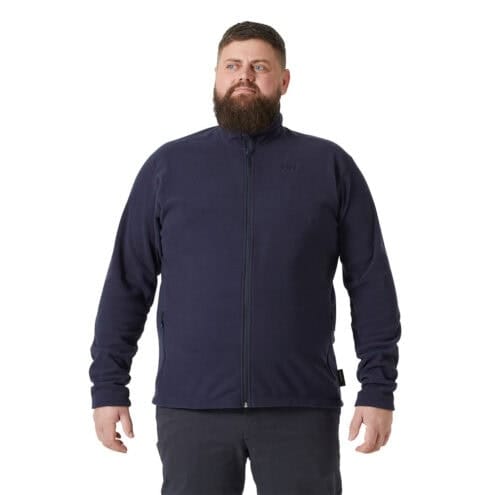 En Helly Hansen Daybreaker Fleece Jacket fleecejacka (herr) på en plusmodell