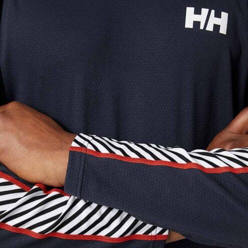Detaljer på Helly Hansen Lifa Active Stripe Crew (herr)