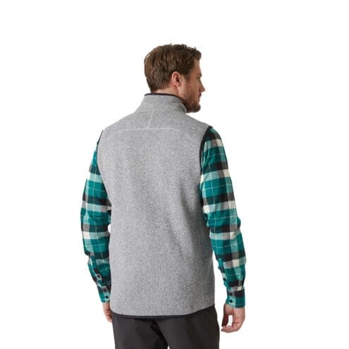 Helly Hansen Varde Fleece Vest 2.0 väst (herr) på en modell - bakifrån