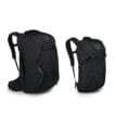 Osprey Fairview 55 vandringsryggsäck tillsammans med daypack i färgen svart