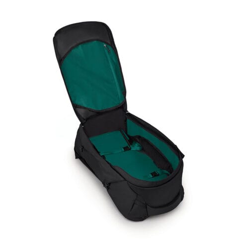 Osprey Fairview 55 vandringsryggsäck insidan