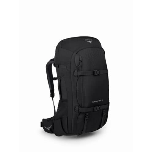 Osprey Farpoint Trek 55L vandrings och reseryggsäck (herr) i färgen black