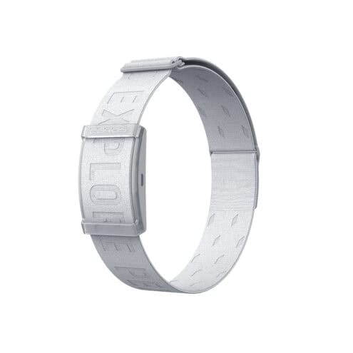 Coros ACC Heart Rate Monitor pulsband i färgen vit grå