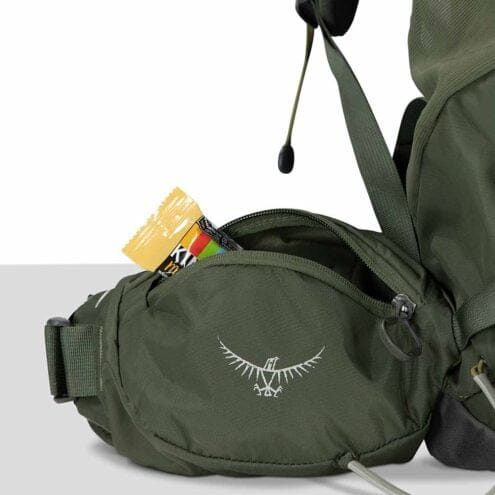smart midjeficka på Osprey Kestrel 38L vandringsryggsäck (unisex)