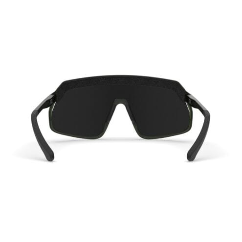 baksida av Spektrum LOM Moss Green - Smoke Lens sportglasögon (unisex)