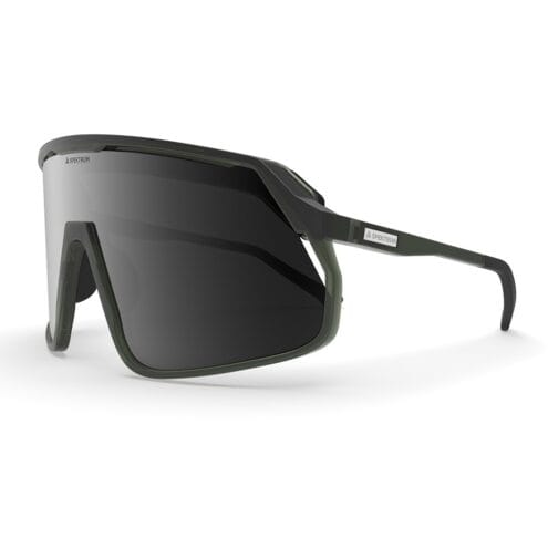 Spektrum LOM Moss Green - Smoke Lens sportglasögon (unisex) snett framifrån