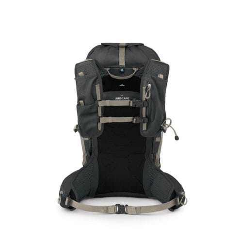 Baksidan av Osprey Tempest Velocity 30 ryggsäck