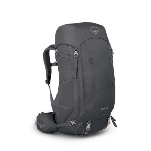 enkla och smidiga Osprey Viva 65L vandringsryggsäck (dam) i tunnel vision grey