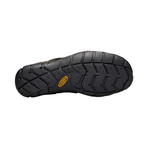 undersida sula av Keen Men’s Clearwater CNX Leather sandaler (herr)