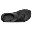 Ovansida av lyxiga Teva Madera Slingback lädersandaler (dam