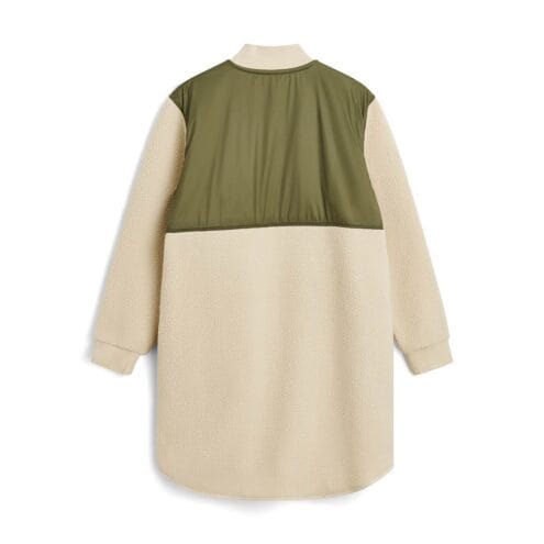 Tretorn Long Pile Jacket pilejacka i färgen Kalamata baksidan
