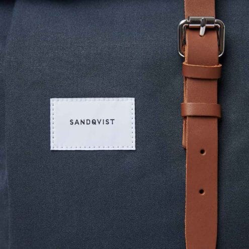 närbild på detalj avSandqvist Dante ryggsäck