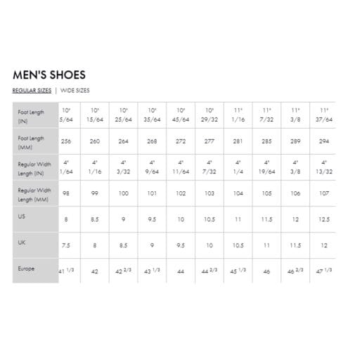 Storleksguide till bekväm och stötdämpande HOKA Speedgoat 6 traillöparskor (herr)