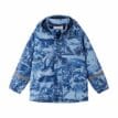Reima Koski Regnjacka för barn i färgen denim blue (mönstrad)