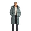 en öppen Röhnisch Urban Explorer Parka vinterjacka (dam) på en modell