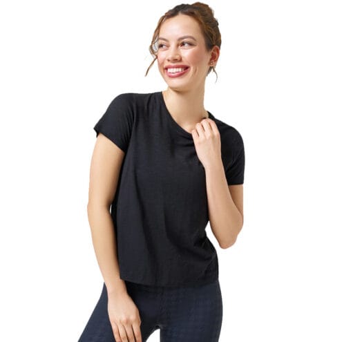 Framsida av Casall Soft Texture Tee träningströja (dam)