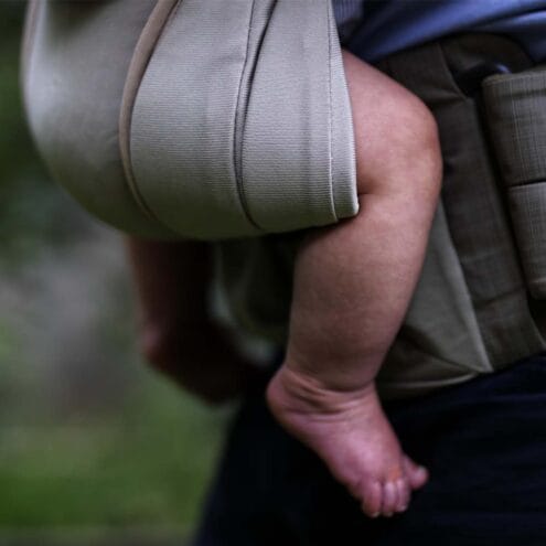 fotstöd på Osprey Poco Soft Child Carrier bärsele (unisex)