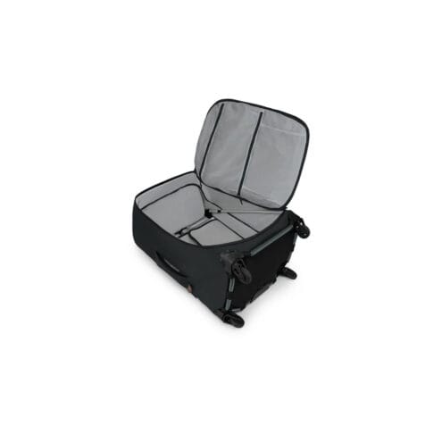 en öppen Osprey Ozone 4-Wheel 85L resväska (unisex)