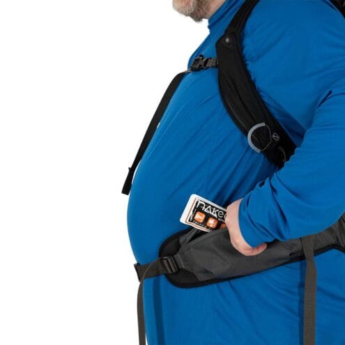 midjebälte på Osprey Talon 22L Extended Fit dagsryggsäck (herr)