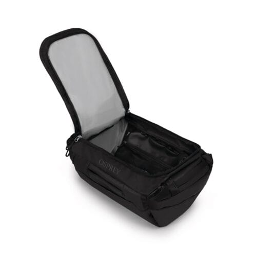 en öppen Osprey Transporter Duffel 40L (unisex)