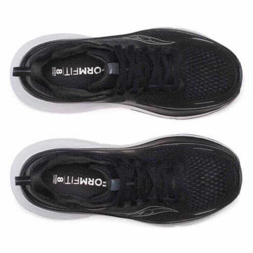 ovansida på ett par Saucony Guide 18 löparskor (dam)