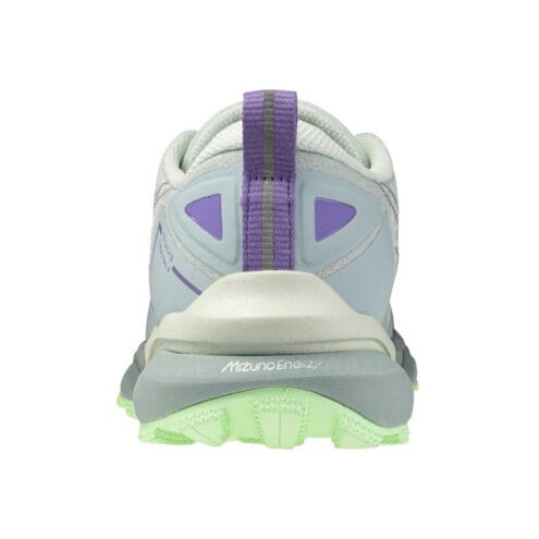 baksida häl av Mizuno Wave Daichi 9 traillöparskor (dam)