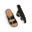 ovandel och profil av Rohde 6227 sandaler (dam)