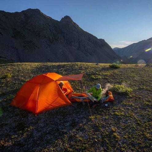 lifestylebilder av Big Agnes Copper Spur UL2 kupoltält för två personer