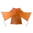 Big Agnes Copper Spur UL2 kupoltält för två personer med yttertält ute